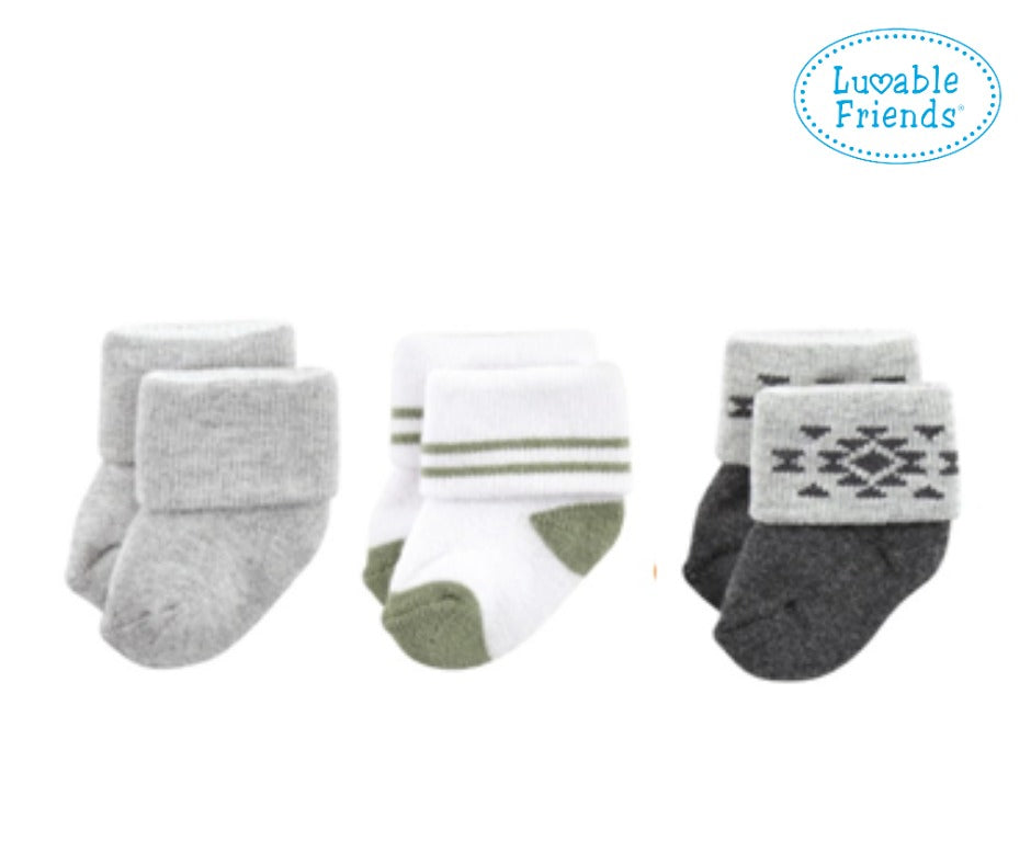 LUVABLE FREINDS PACK OF 3 SOCKS