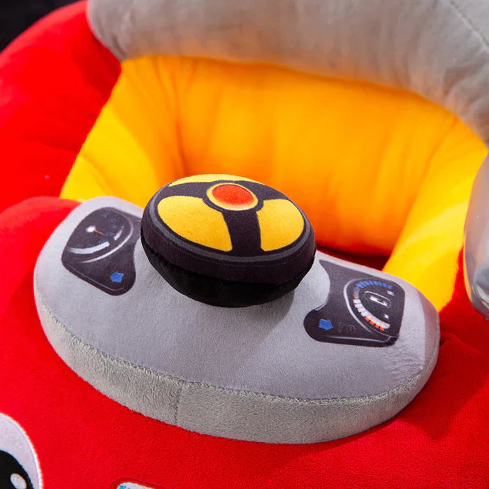 CARTOON CAR FLOOR SEAT RED