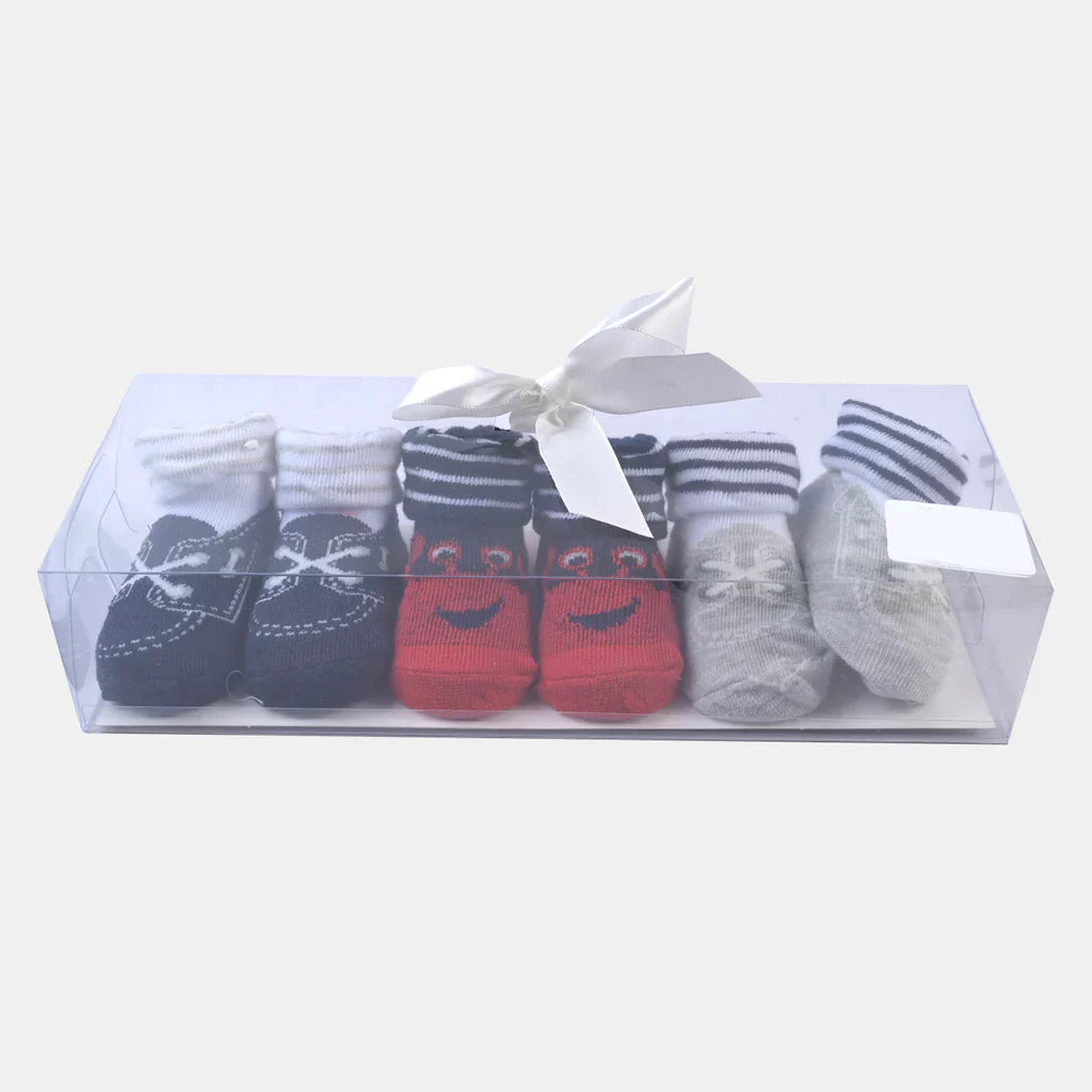 BABY BOY SOCKS PACK OF 3 GIFT SET