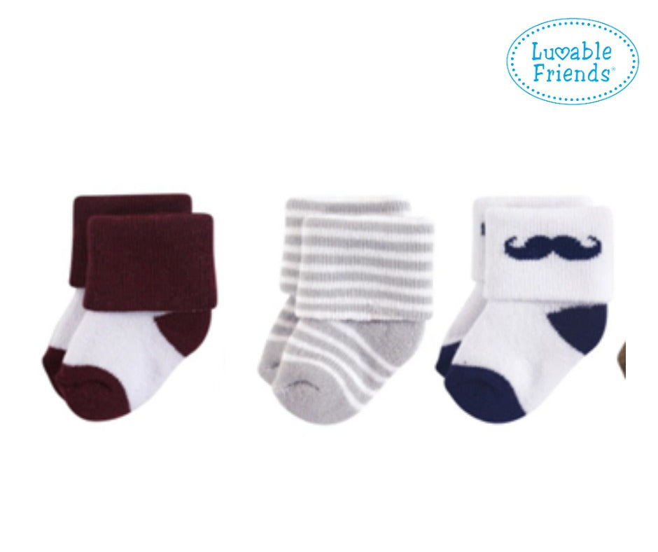 LUVABLE FREINDS PACK OF 3 SOCKS