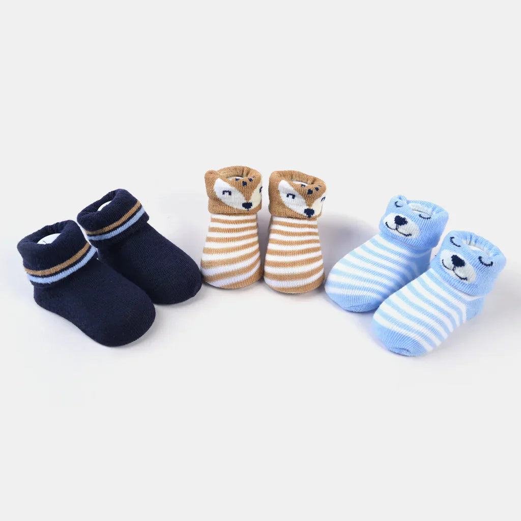 BABY BOY SOCKS PACK OF 3 GIFT SET