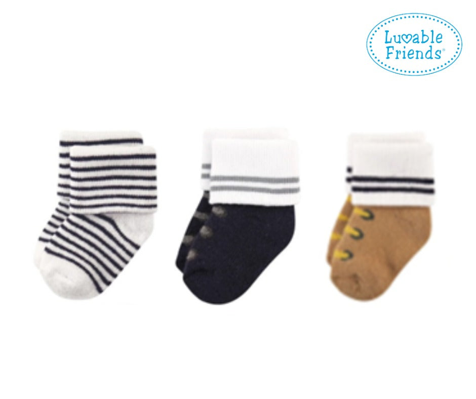 LUVABLE FREINDS PACK OF 3 SOCKS