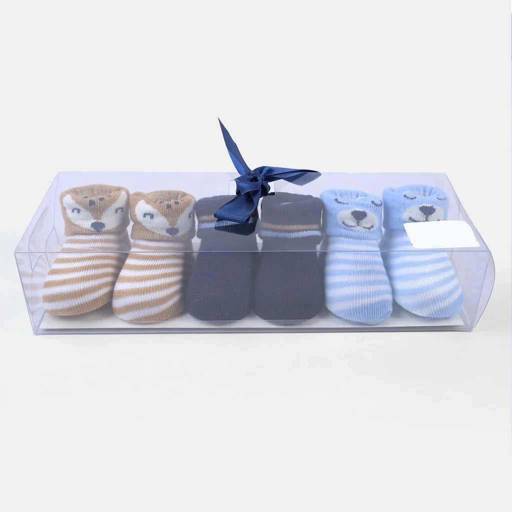 BABY BOY SOCKS PACK OF 3 GIFT SET