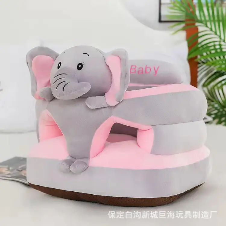 Soft Plush Baby Support Seat: Comfortable Infant Chair for Sitting and Play