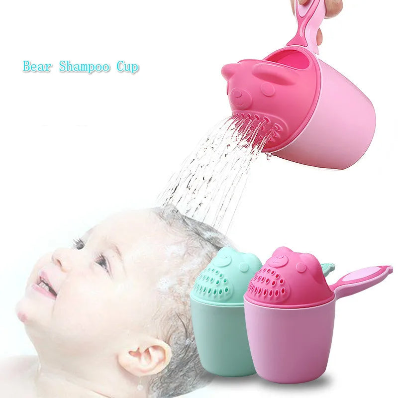 Cute Cartoon Baby Bear Shampoo Cup - Toddler Shower Cap