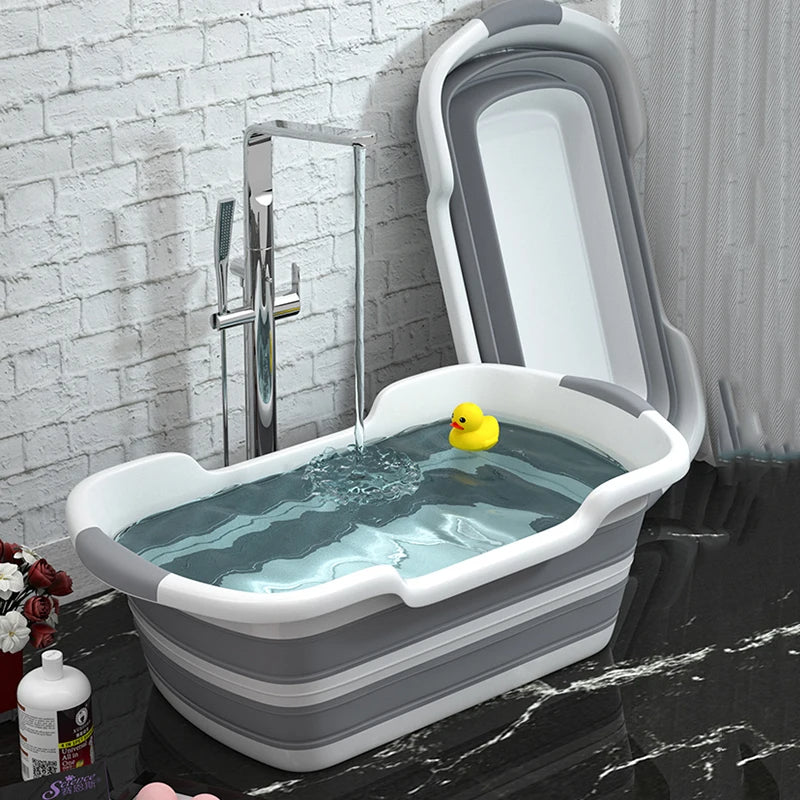 Silicone Foldable Baby Bathtub