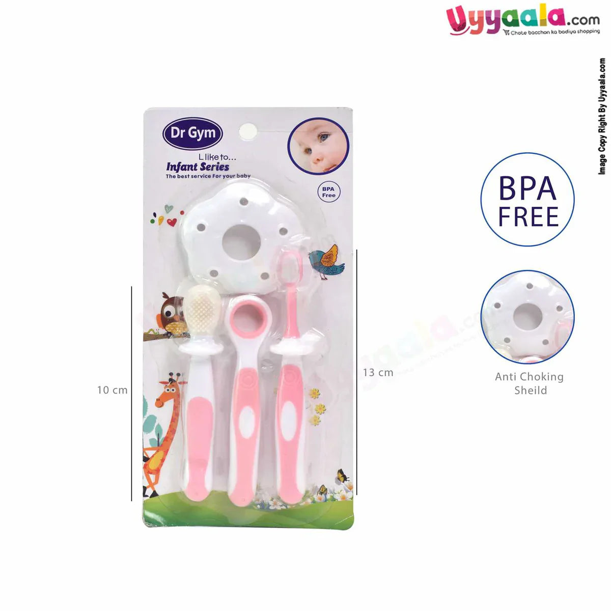 DR gym Baby Toothbrush Set Infant