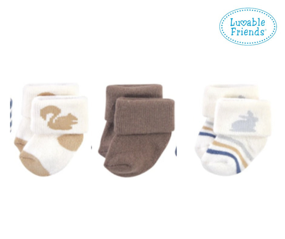 LUVABLE FREINDS PACK OF 3 SOCKS