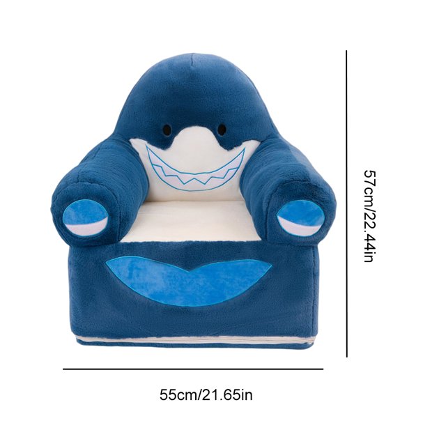 SHARK CARTOON SOFA BLUE