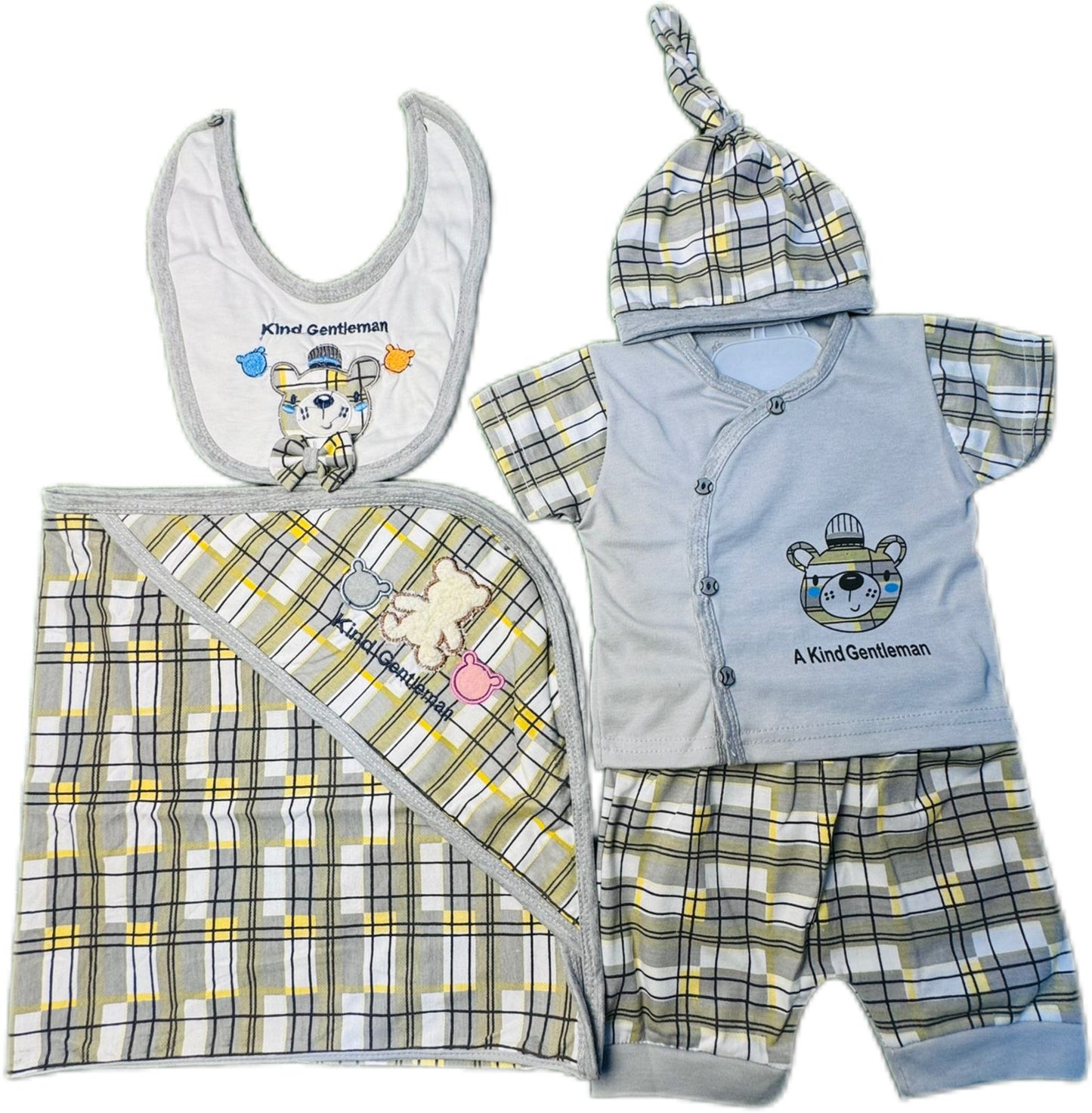 5-Piece Newborn Starter Baby Clothing Set