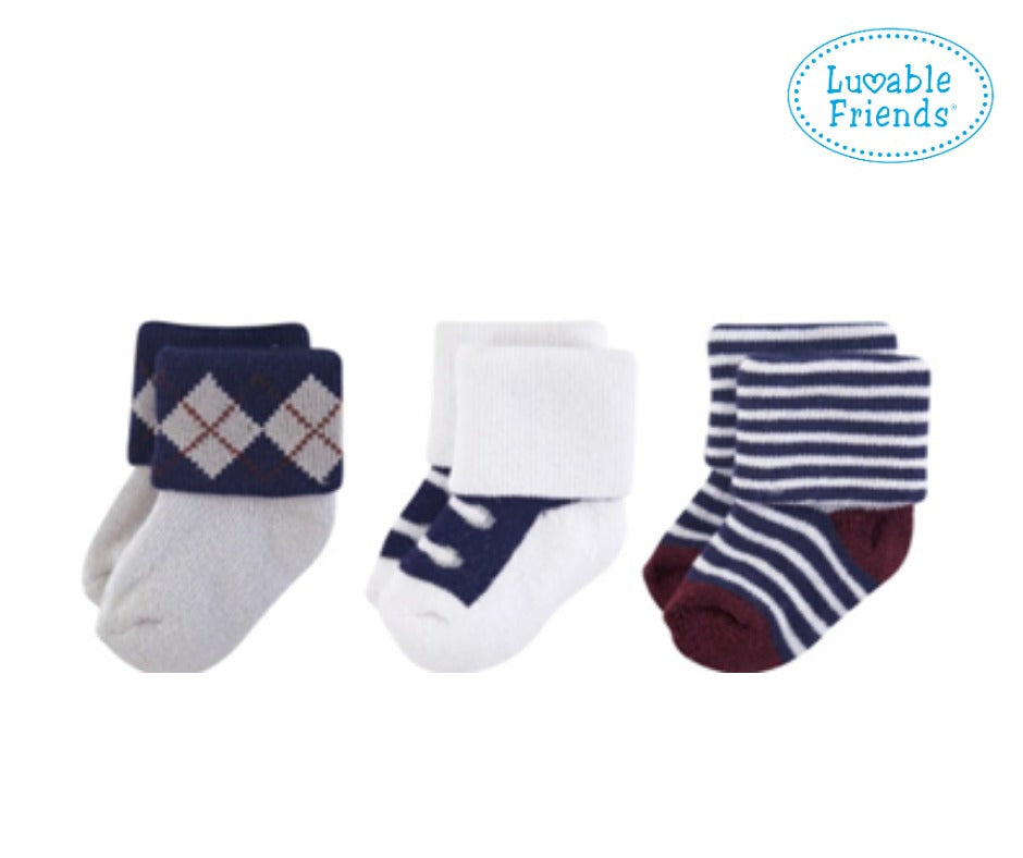 LUVABLE FREINDS PACK OF 3 SOCKS