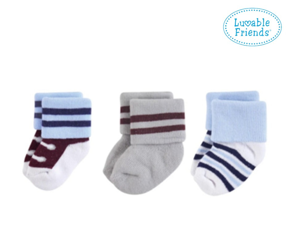 LUVABLE FREINDS PACK OF 3 SOCKS