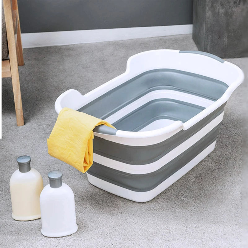 Silicone Foldable Baby Bathtub