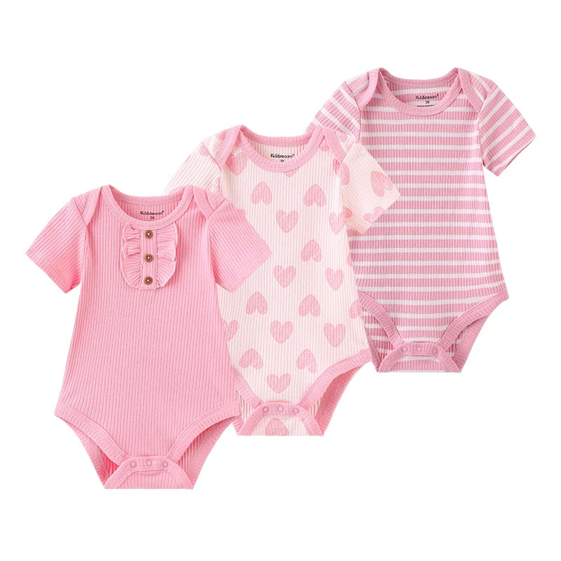 Newborn Cotton Baby Bodysuit Set