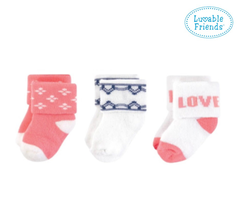 LUVABLE FREINDS PACK OF 3 SOCKS