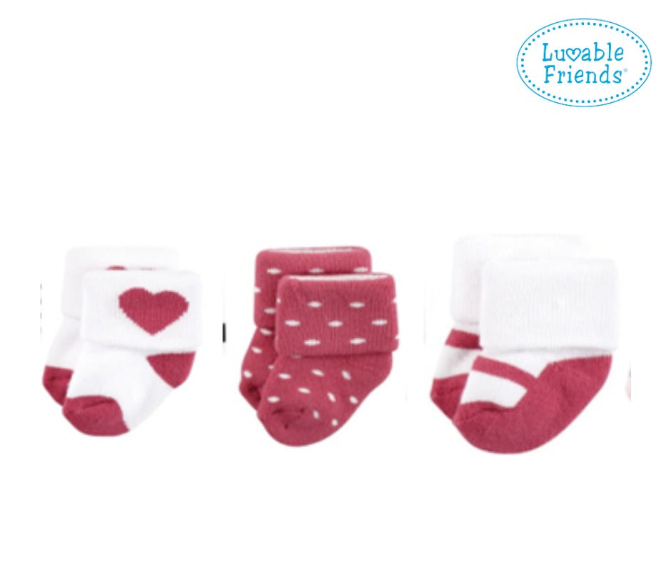 LUVABLE FREINDS PACK OF 3 SOCKS