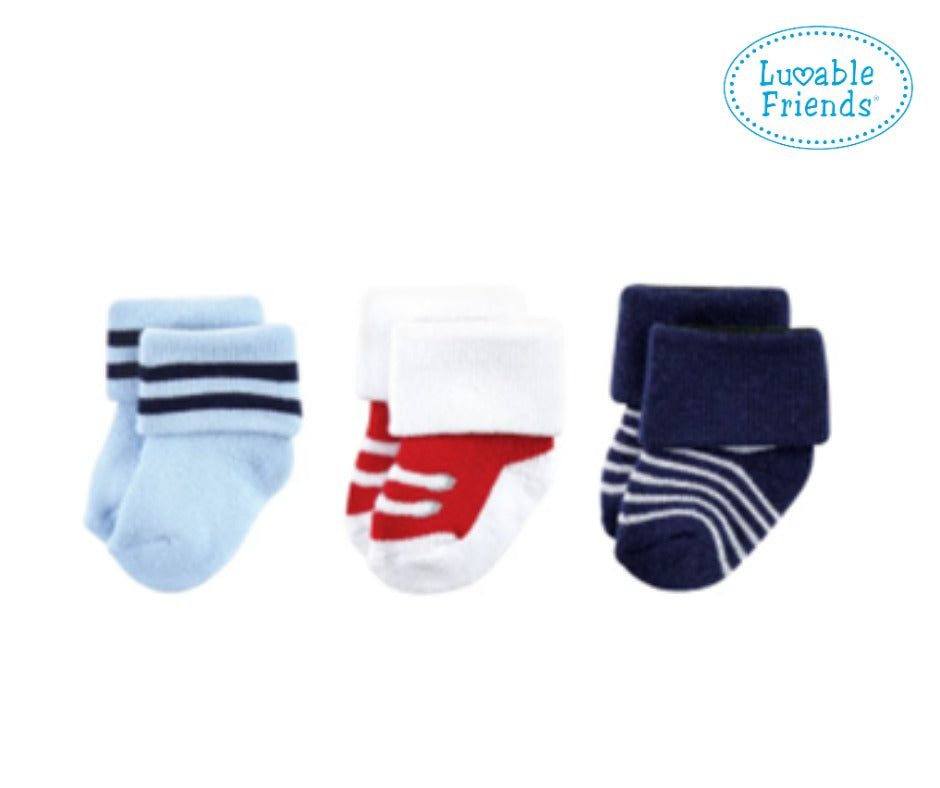 LUVABLE FREINDS PACK OF 3 SOCKS