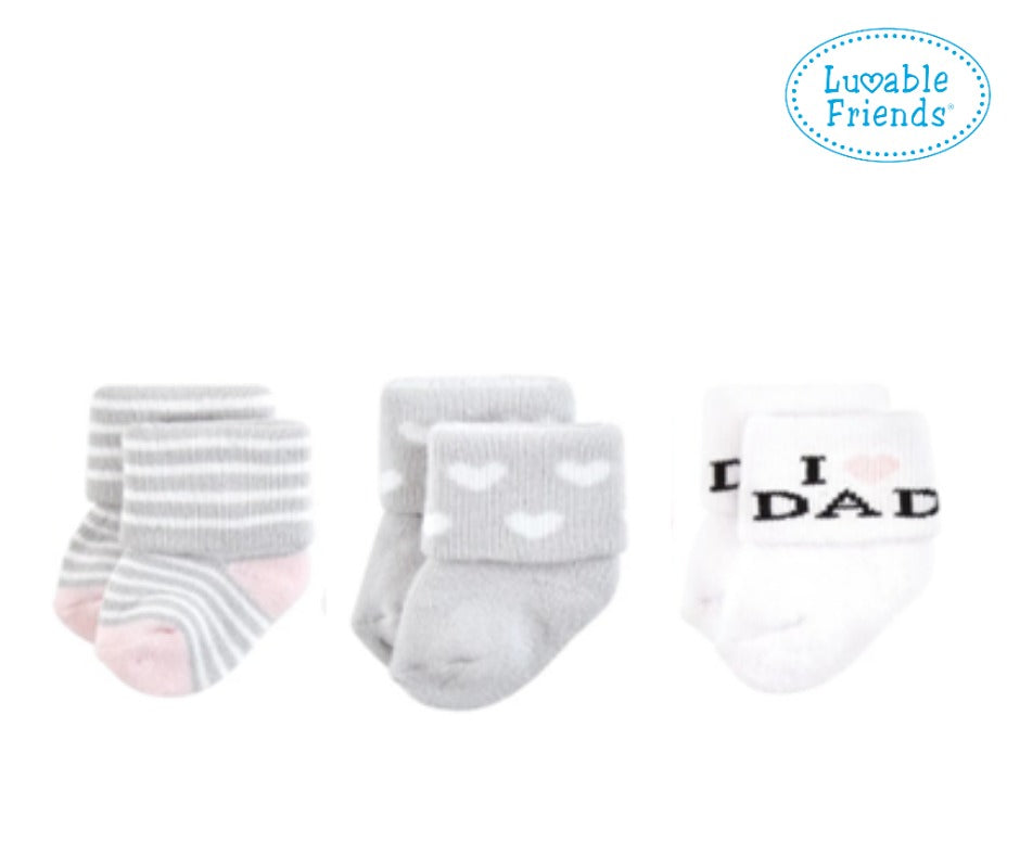 LUVABLE FREINDS PACK OF 3 SOCKS