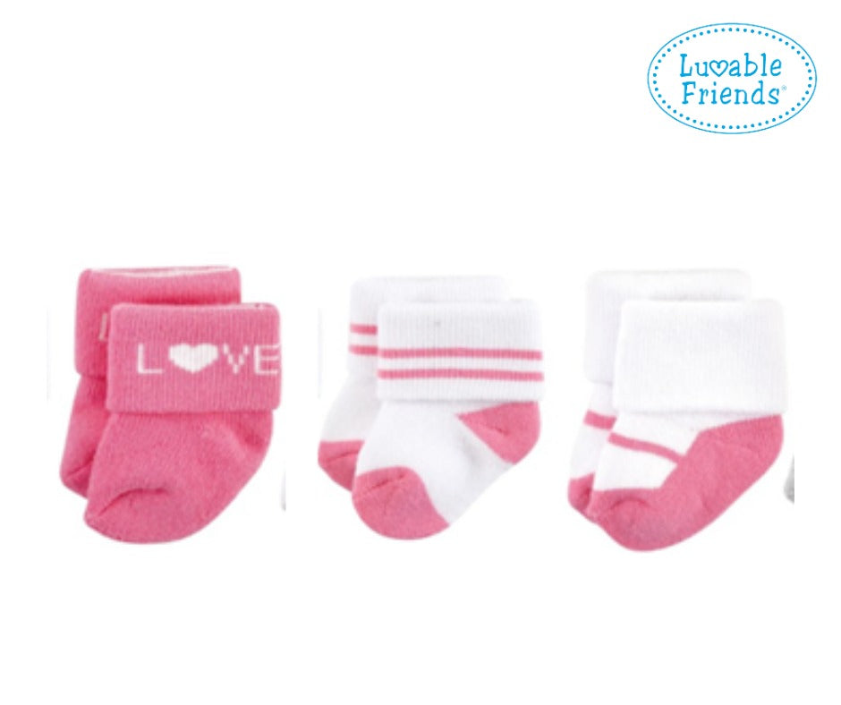 LUVABLE FREINDS PACK OF 3 SOCKS