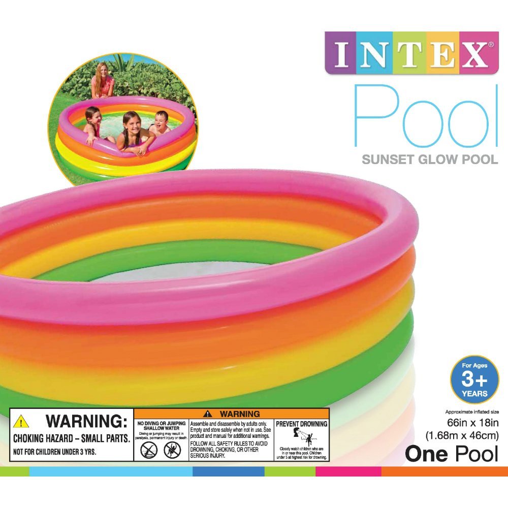 INTEX Sunset Glow Small Pool ( 66'' x 18'' )