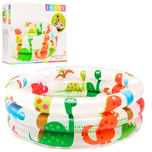 Intex Dinosaur 3 Ring Baby Pool ( 24" D x 8 " H )