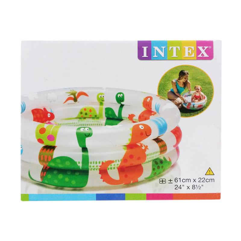 Intex Dino 3 Ring Baby Pool ( 24" D x 8 " H )