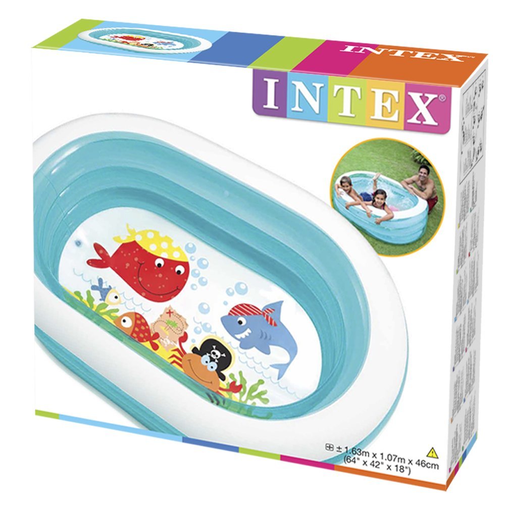 INTEX Ahoy Pirate Friends Pool ( 64" L x 42" W x 18" H )code (57482)