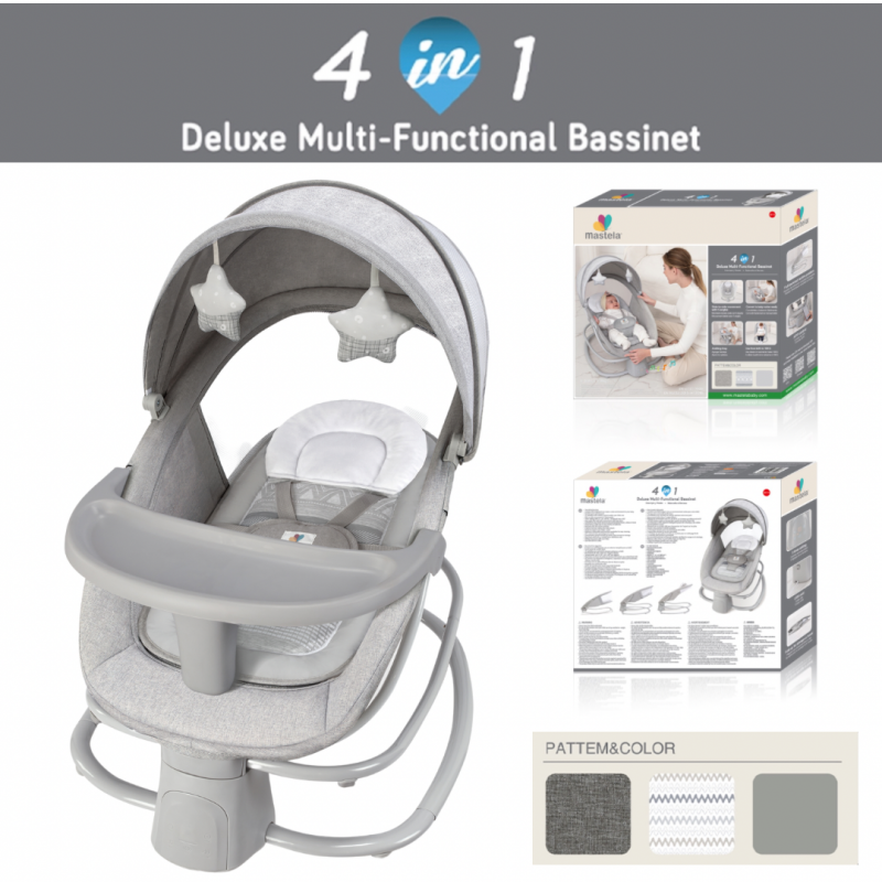 MASTELA 4 IN 1 DELUXE MULTI-FUNCTIONAL BASSINET