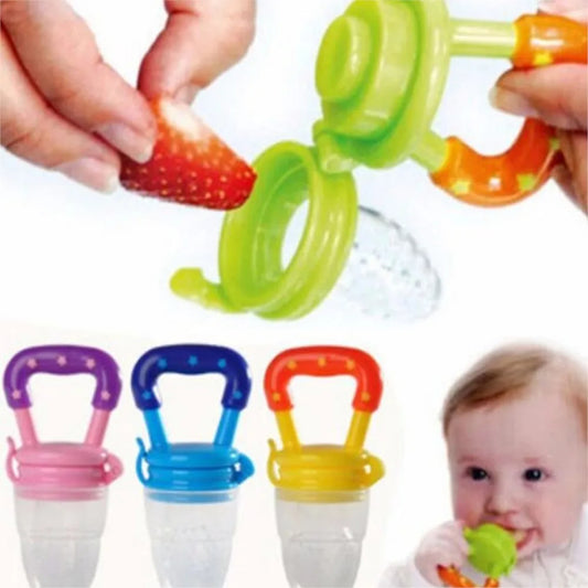 Silicone Baby Pacifier for Food Supplement: Child's Fruit Nipple for Easy Feeding