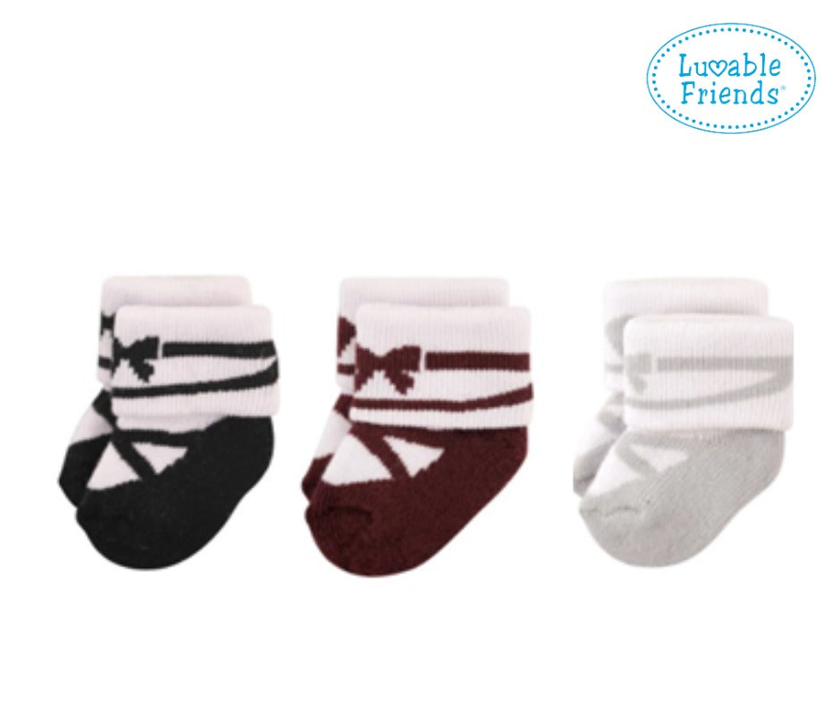 LUVABLE FREINDS PACK OF 3 SOCKS