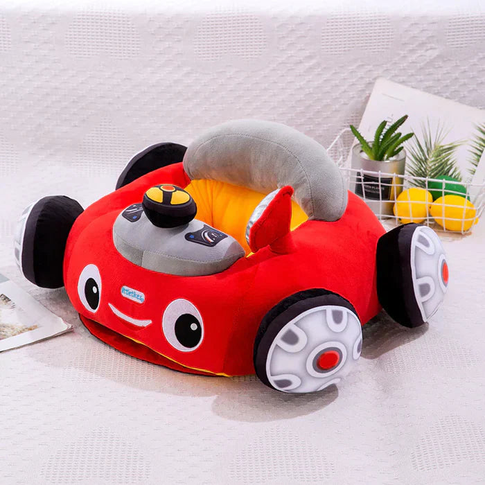 CARTOON CAR FLOOR SEAT RED