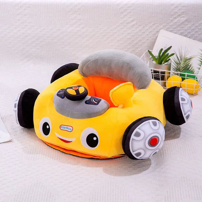 CARTOON CAR FLOOR SEAT RED