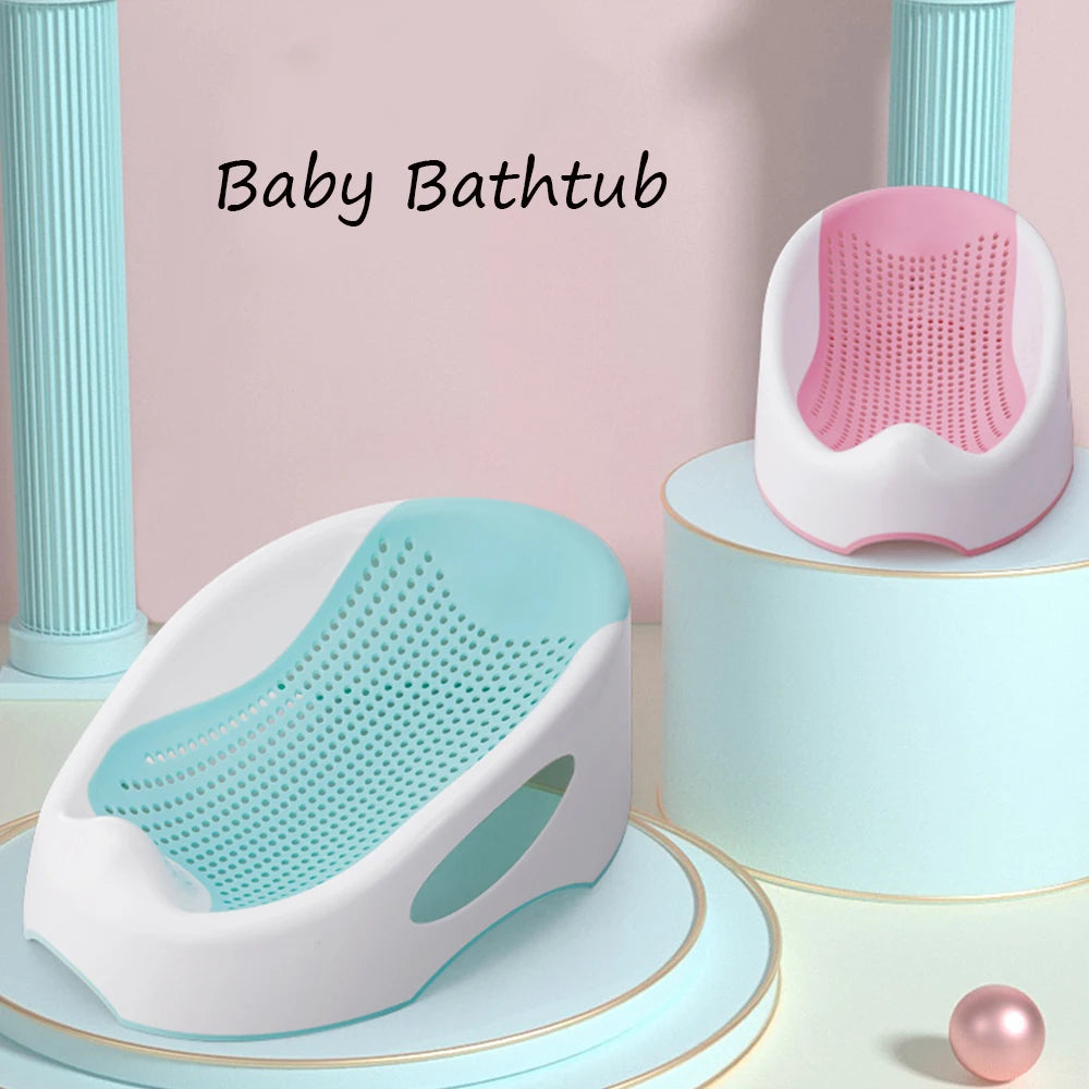 Thicken Non-slip Baby Bathtub with Shower Rack for Kids, Infants, and Newborns - Baby Shower Products