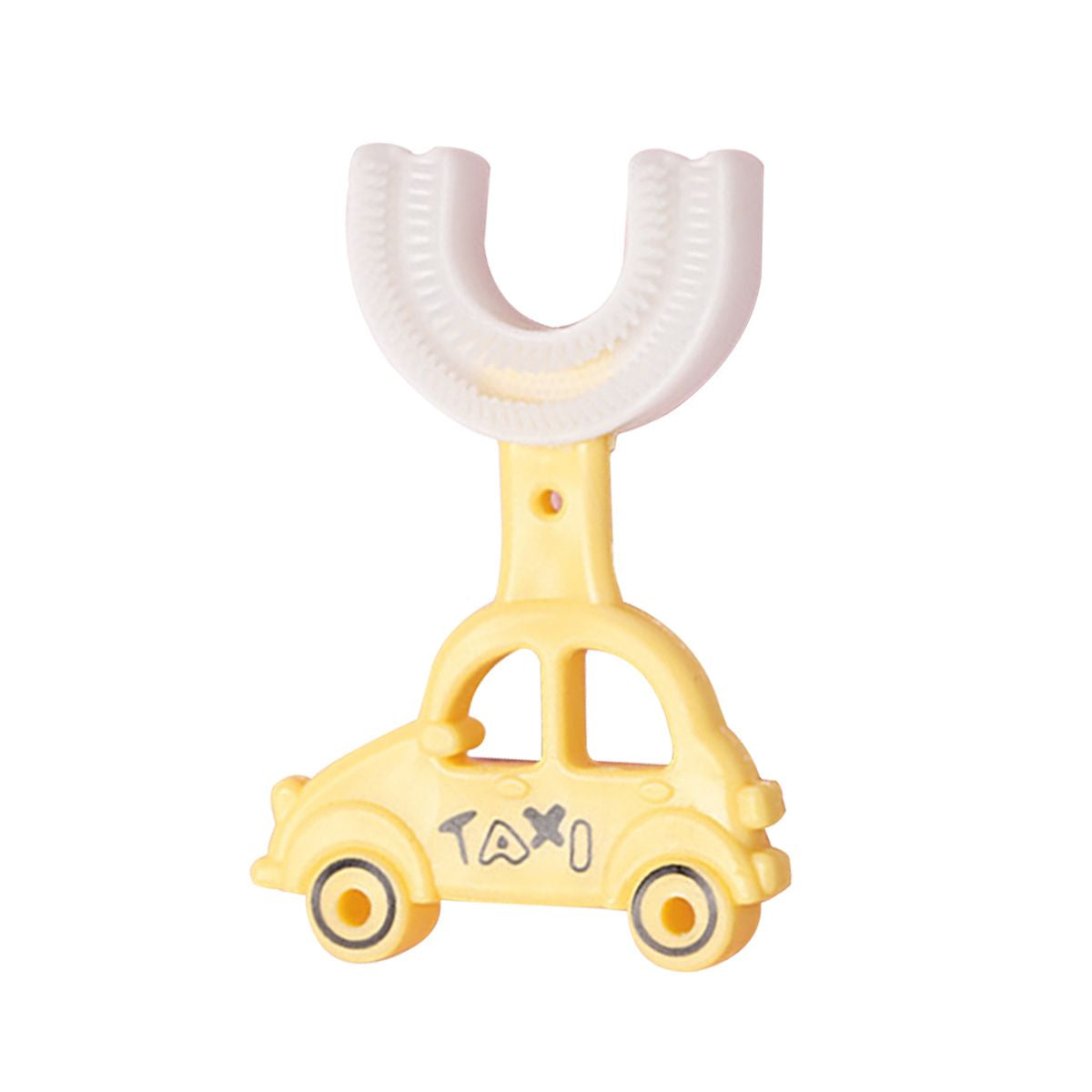 U Shape car shape Silicon Toothbrush for kids