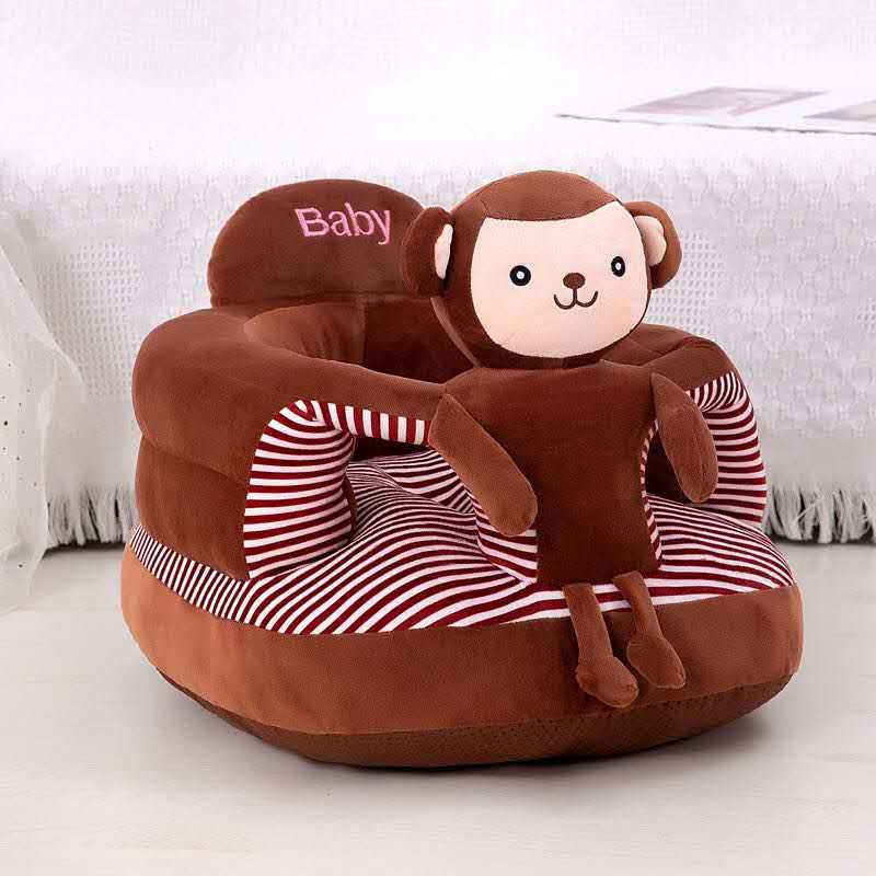 Soft Plush Baby Support Seat: Comfortable Infant Chair for Sitting and Play