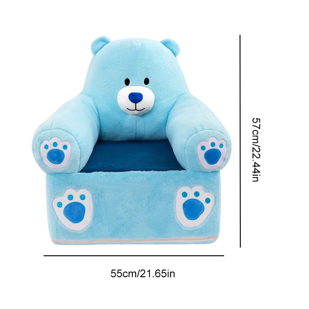 BEAR CARTOON SOFA BLUE