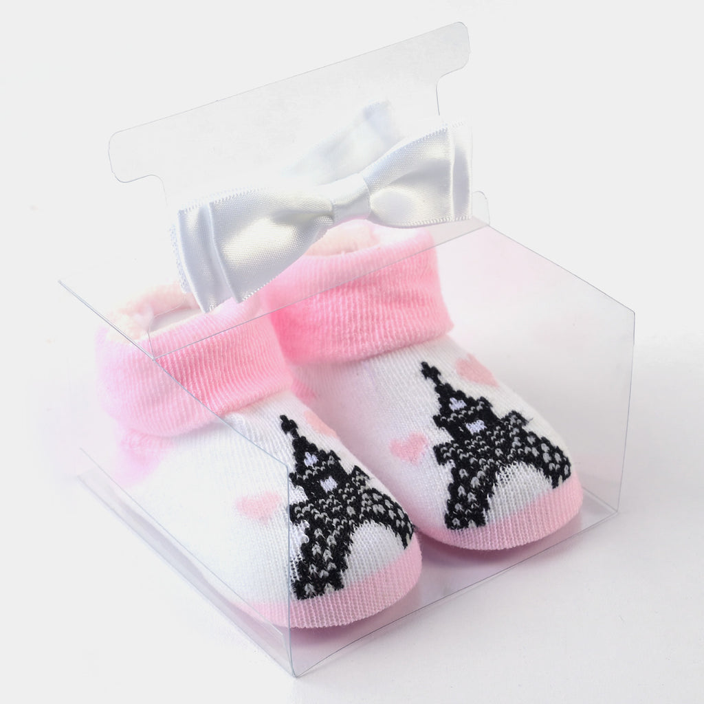 BABY GIRL SOCKS & HEADBAND PACK OF 3 GIFT SET