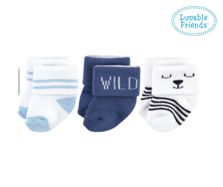 LUVABLE FREINDS PACK OF 3 SOCKS