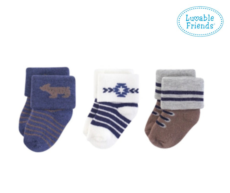 LUVABLE FREINDS PACK OF 3 SOCKS