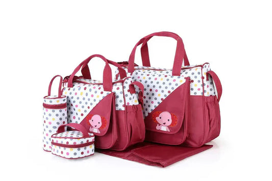 5 PCS Diaper Bag Dots - Sunshine