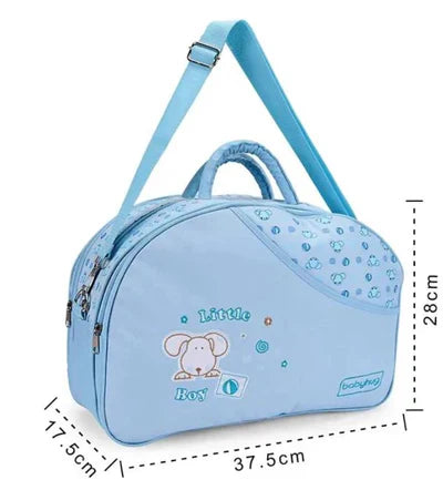 Baby Sunny Day Diapes Bag Puppy Light Blue