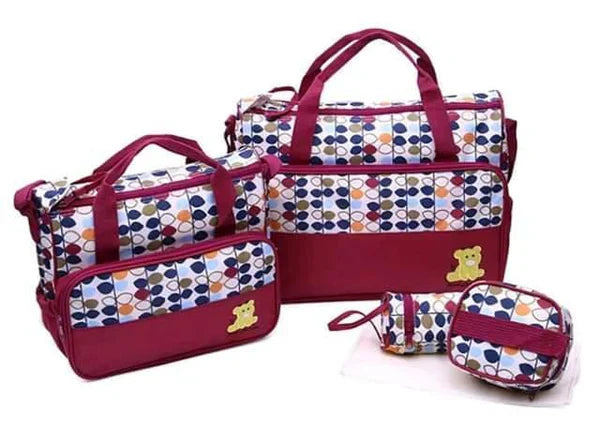 Baby Diaper Bag 5 Pcs