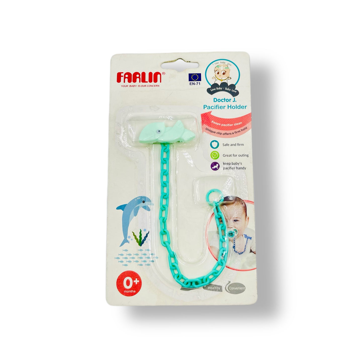 Farlin Rabit Baby Pacifier Holder