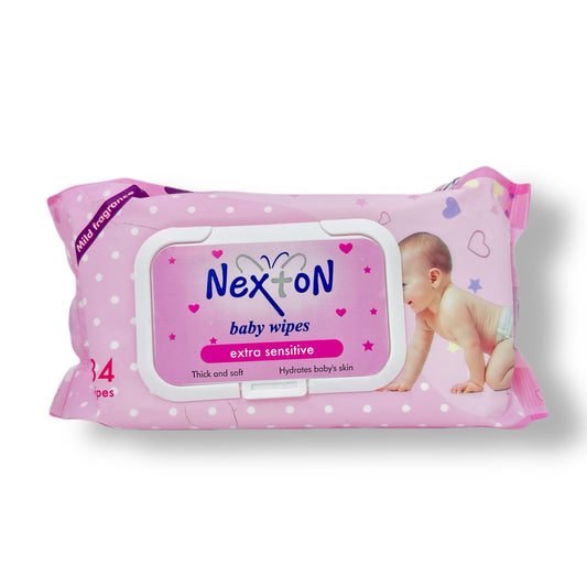 Nexton Baby Wipes Extra Sensitive Alcohol Free 84 pcs pack