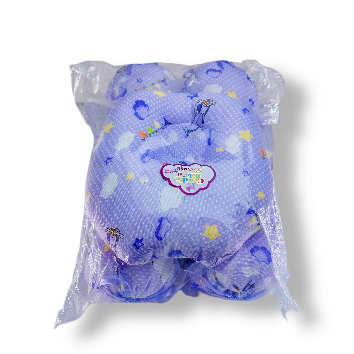 3-Piece Set for Babies: 1 Pillow & 2 Cushions Pack