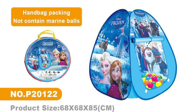 Kids Frozen Tent House + Free 50 Balls