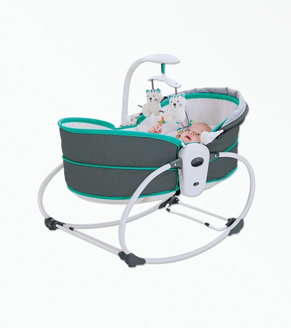 MASTELA 5 IN 1 BABY ROCKER - GREEN