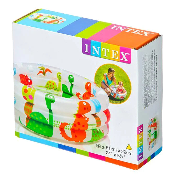 Intex Dino 3 Ring Baby Pool ( 24" D x 8 " H )