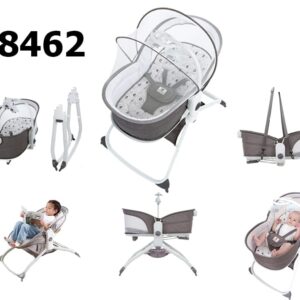 MASTELA 6 IN 1 MULTI-FUNCTION BASSINET - BROWN