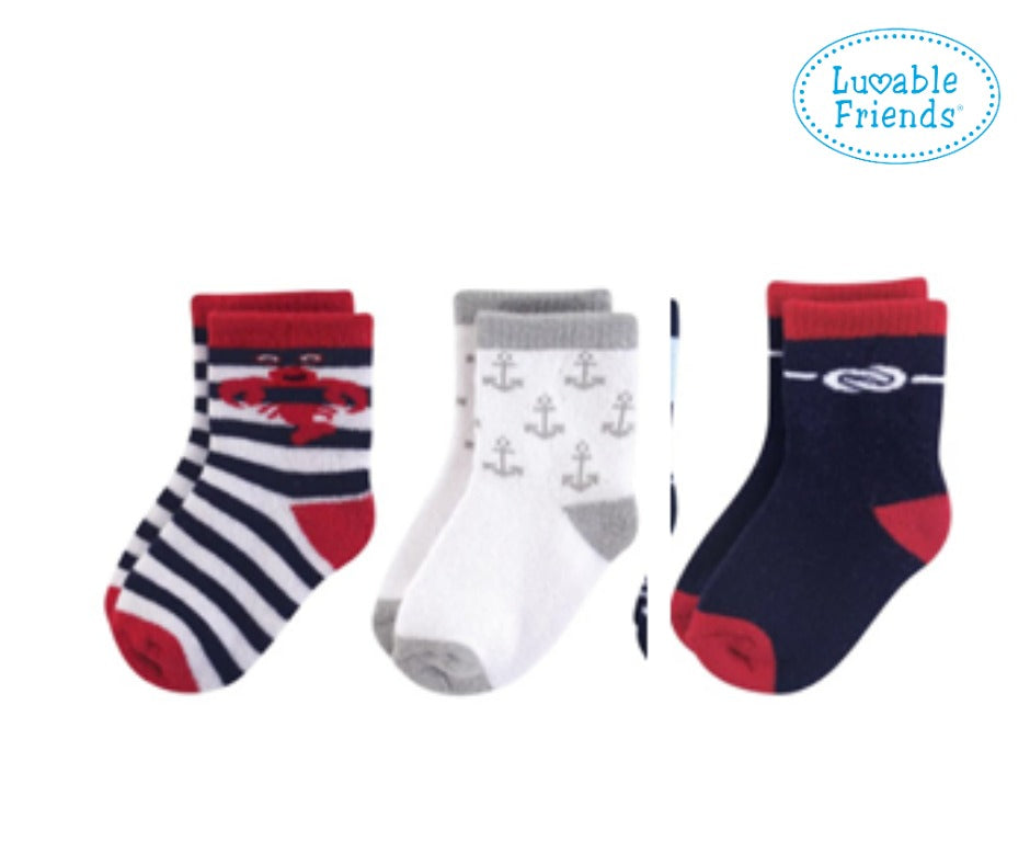 LUVABLE FREINDS PACK OF 3 SOCKS